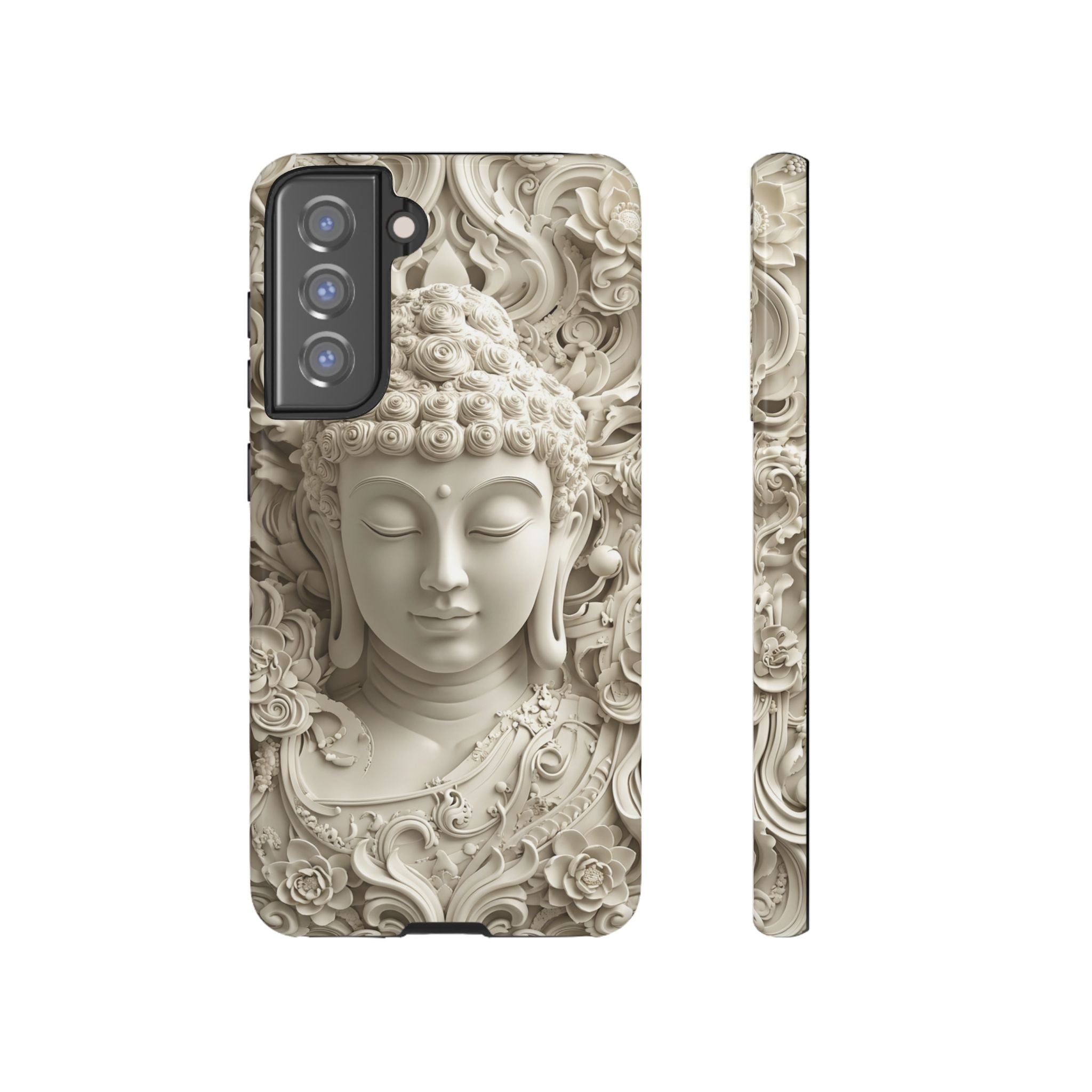 Buddha Relief Samsung Galaxy Case — Serene Zen Protective Phone Cover