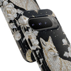 Mystic Fox Moon Google Pixel Phone Case | Celestial Floral iPhone Cover