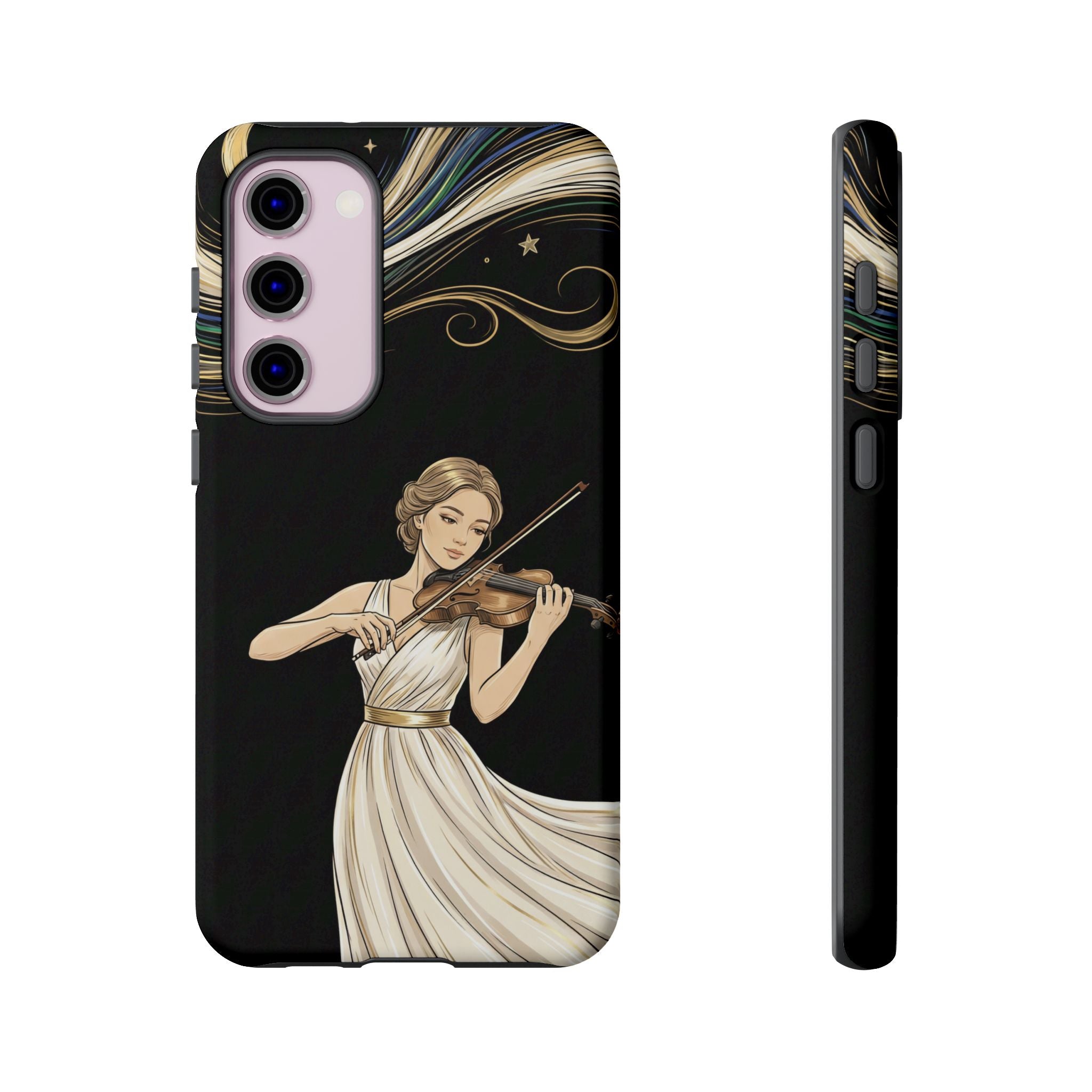 Violinist Samsung Galaxy Phone Case | Elegant Classical Musicist Design