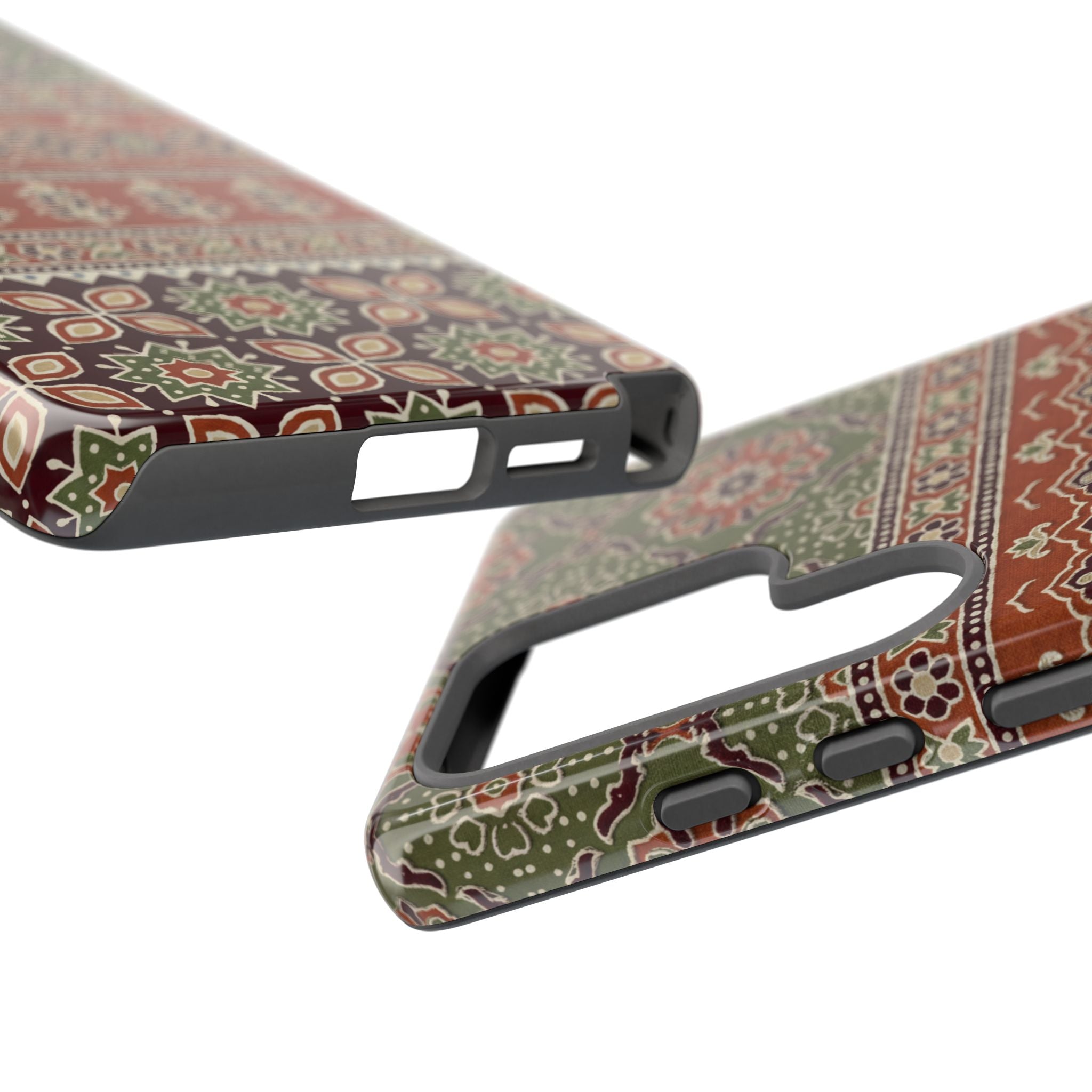 Batik Floral Protective Samsung Galaxy Case
