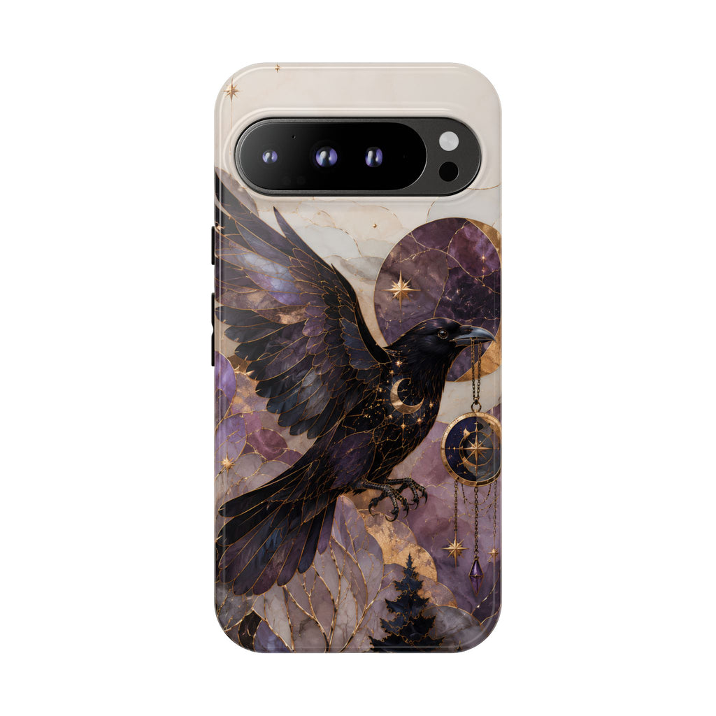 Raven Google Pixel Phone Case | Gothic Bird Phone Case