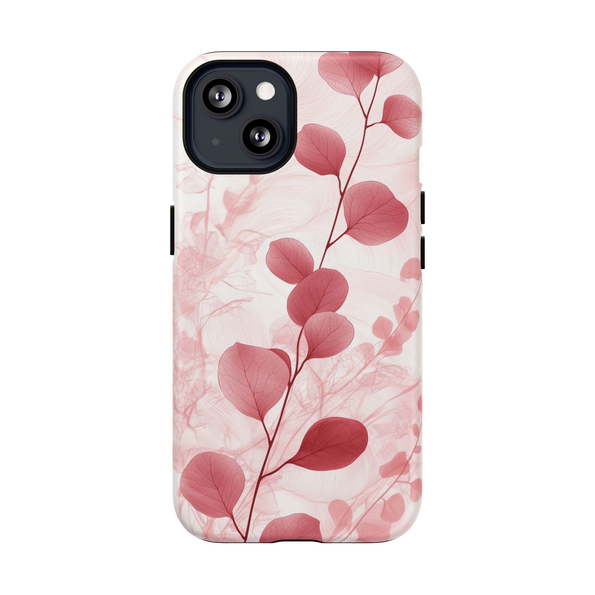 Pink Botanical Floral Eucalyptus MagSafe iPhone Case