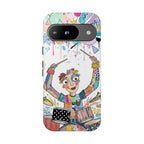 Custodia per telefono Google Pixel Drummer Boy | Cover protettiva colorata con batteria da cartone animato
