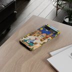 Mediterranean Scooter Google Pixel Phone Case | Coastal Lemon Grove Design