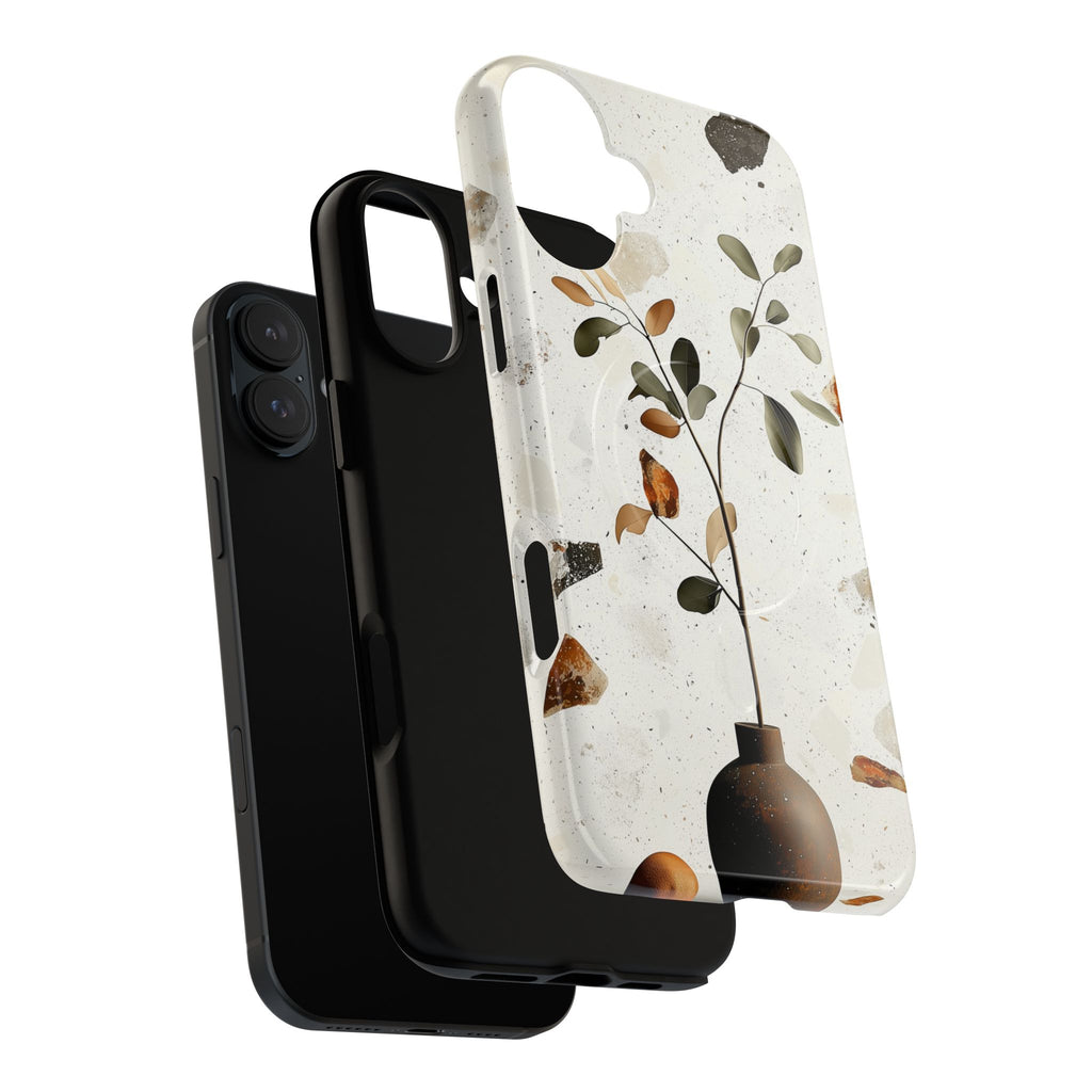 Custodia MagSafe resistente per iPhone con motivo floreale | Minimal Botanical