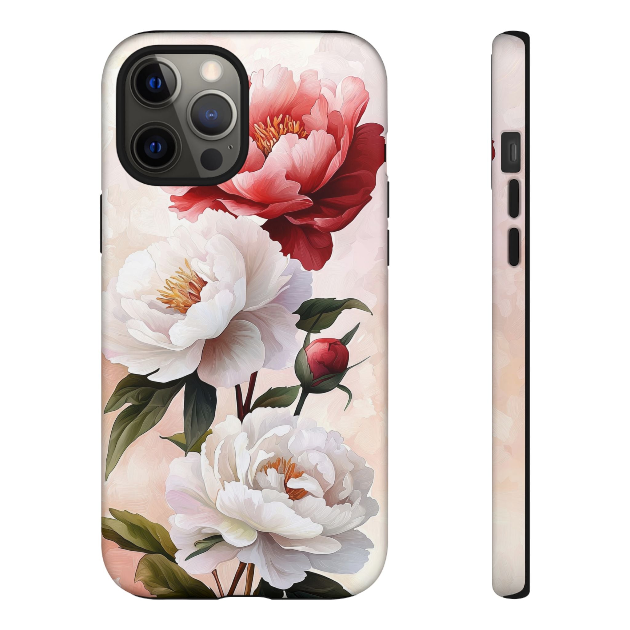 Floral Peony Tough iPhone Case