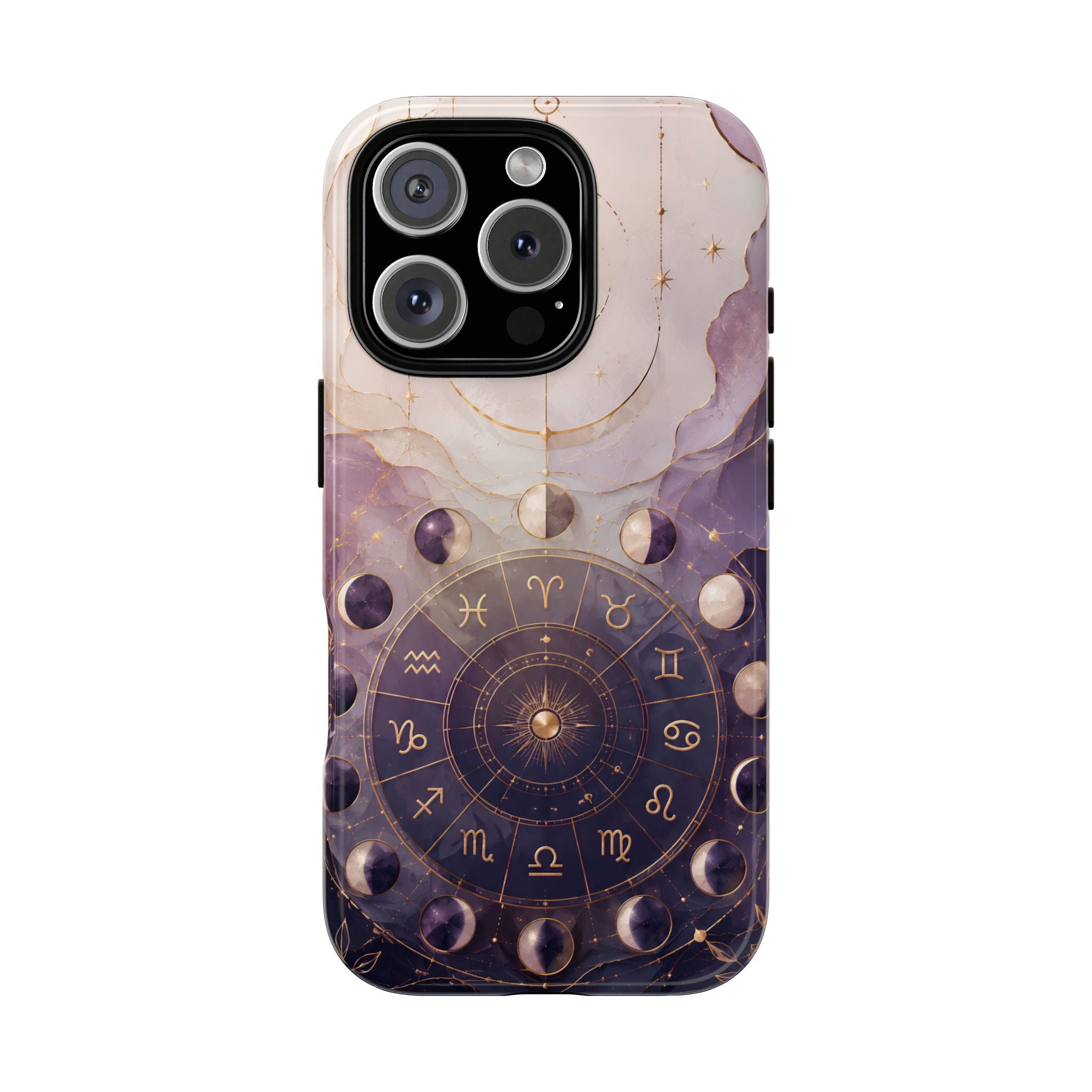 Celestial Zodiac iPhone Case | Moon Phase Astrology iPhone Case