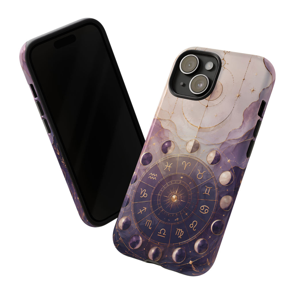 Celestial Zodiac iPhone Case | Moon Phase Astrology iPhone Case