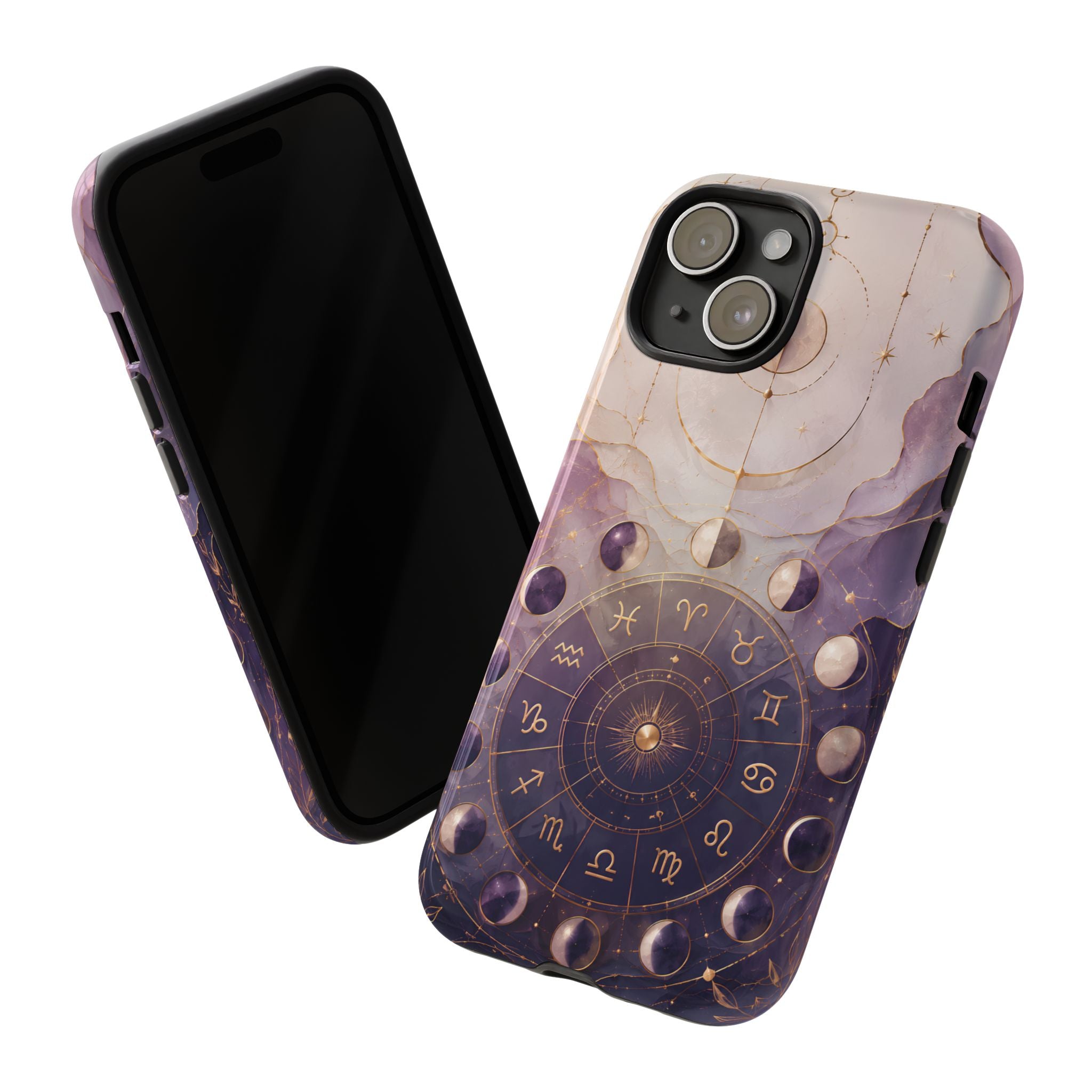 Celestial Zodiac iPhone Case | Moon Phase Astrology iPhone Case