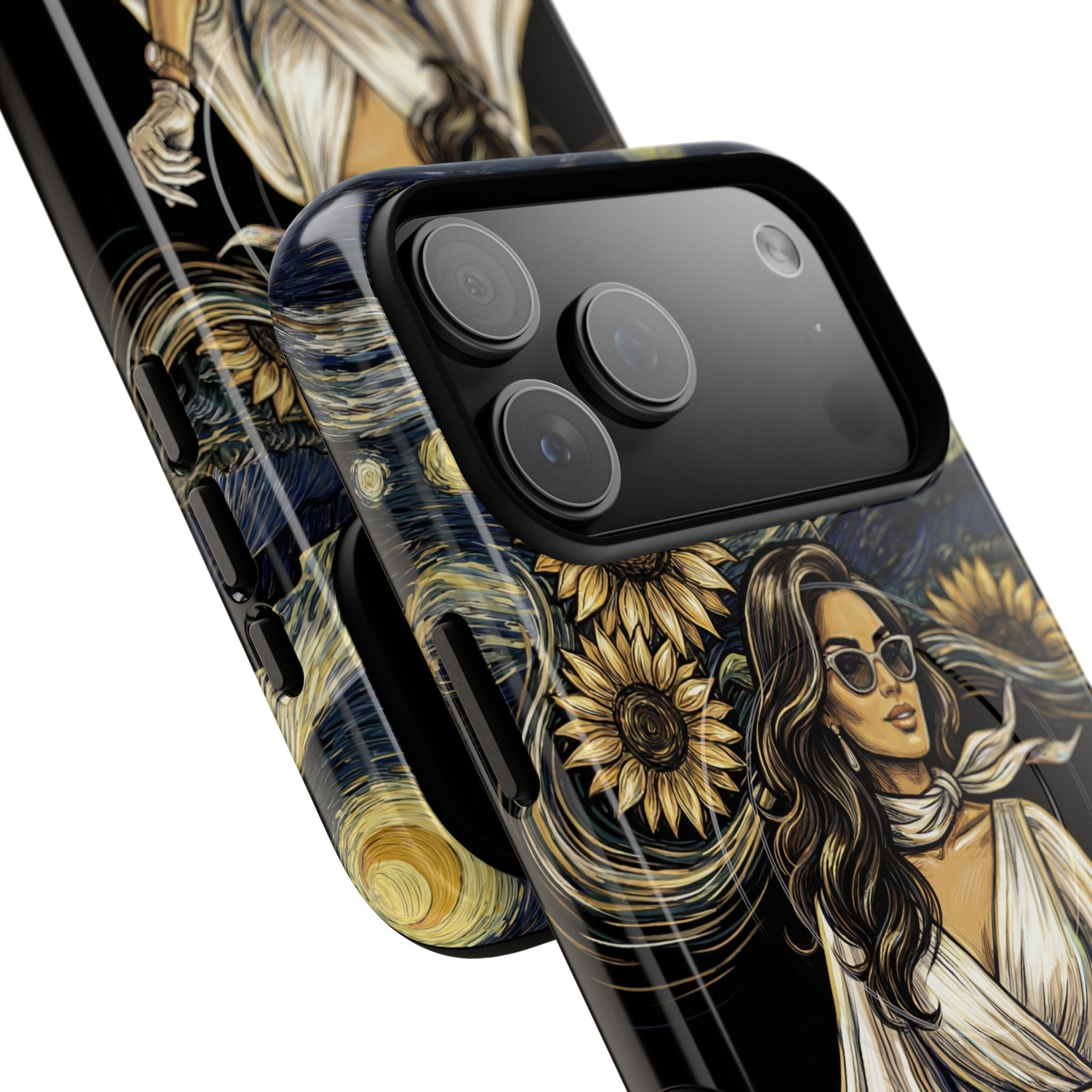 Van Gogh Night Sunflowers MagSafe iPhone Case | Chic Woman Art