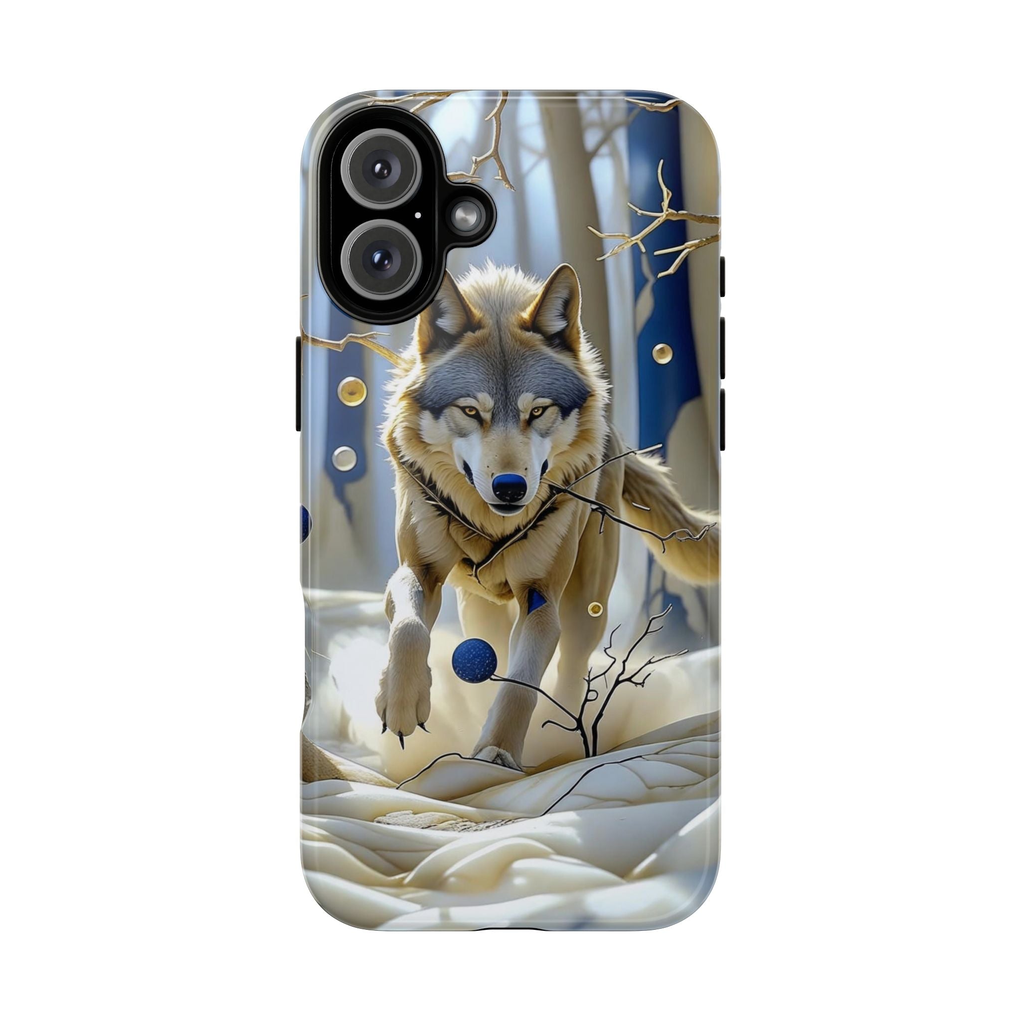 Wolf in Snow iPhone Case — Rugged Wildlife