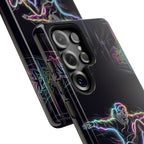 Neon Skateboard Samsung Galaxy Phone Case | Glow Skatepark Protective Cover