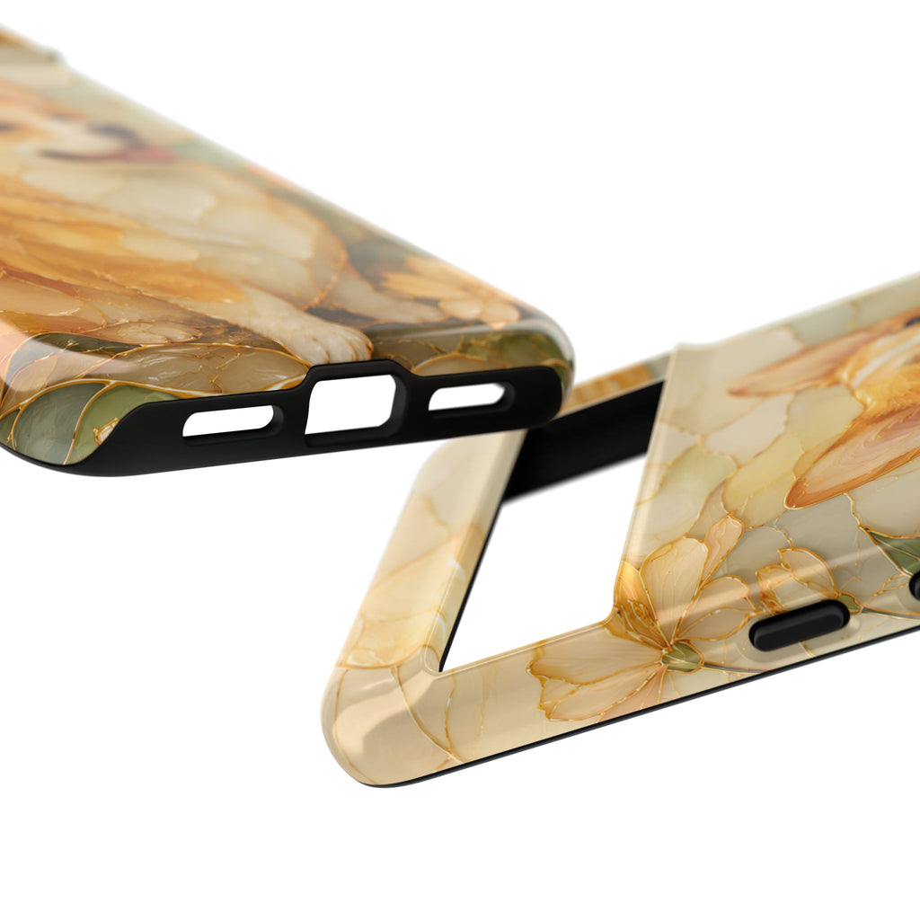 Corgi Google Pixel Phone Case | Stained Glass Dog Phone Case