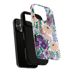 Floral Purple Garden iPhone Case | Tough Protective Phone Cover