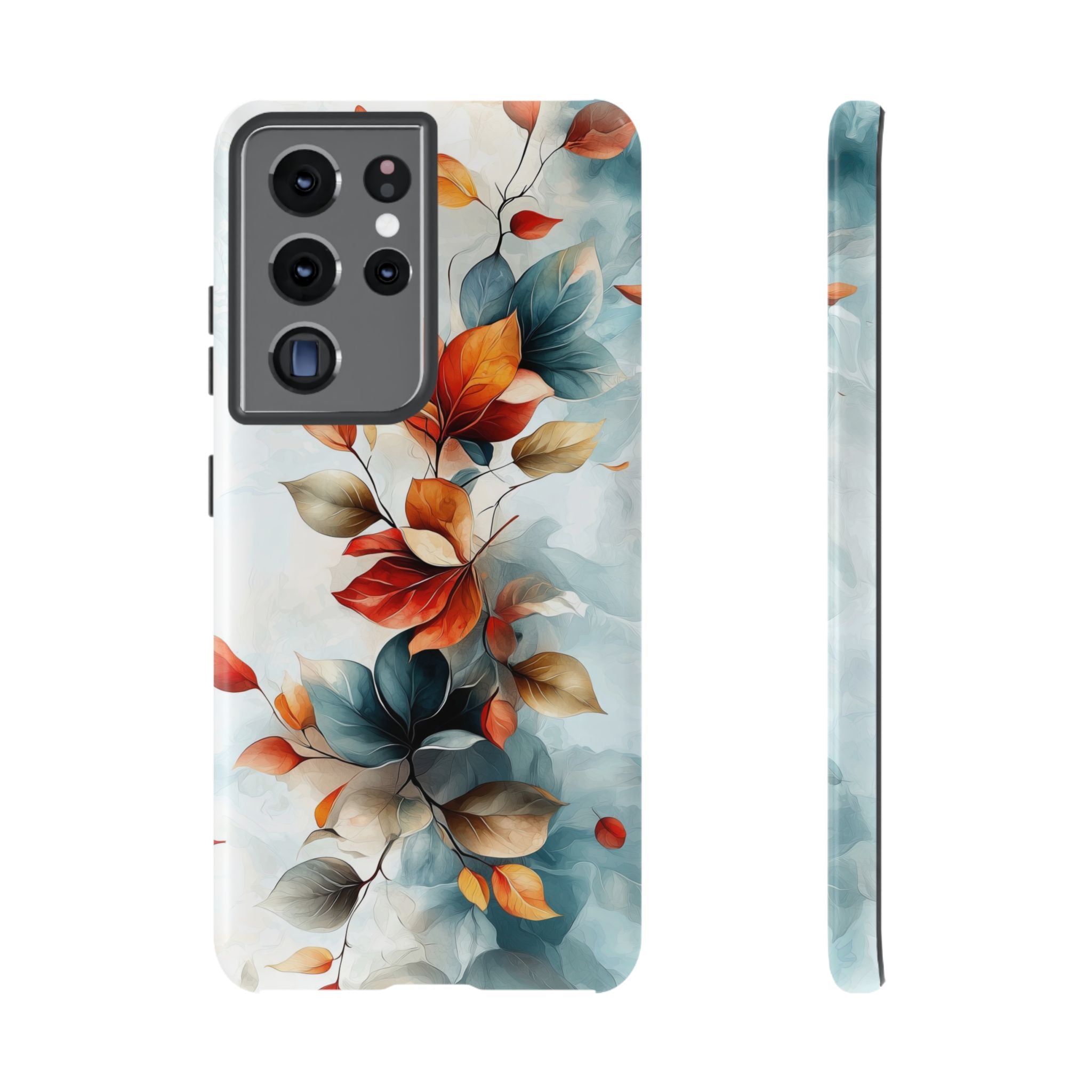 Floral Autumn Leaves Watercolour Tough Samsung Galaxy Case