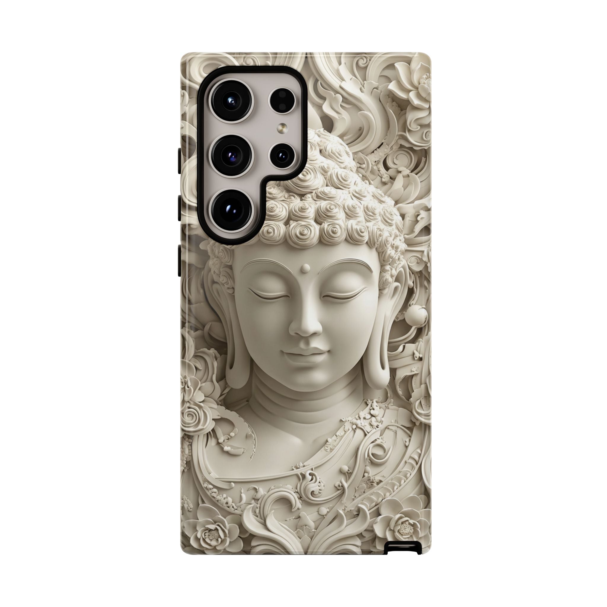 Buddha Relief Samsung Galaxy Case — Serene Zen Protective Phone Cover