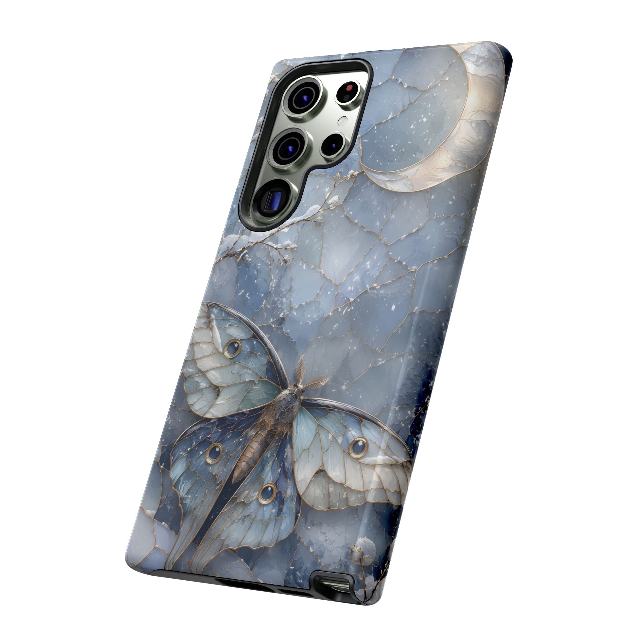 Luna Moth Samsung Galaxy Phone Case | Celestial Butterfly Phone Case