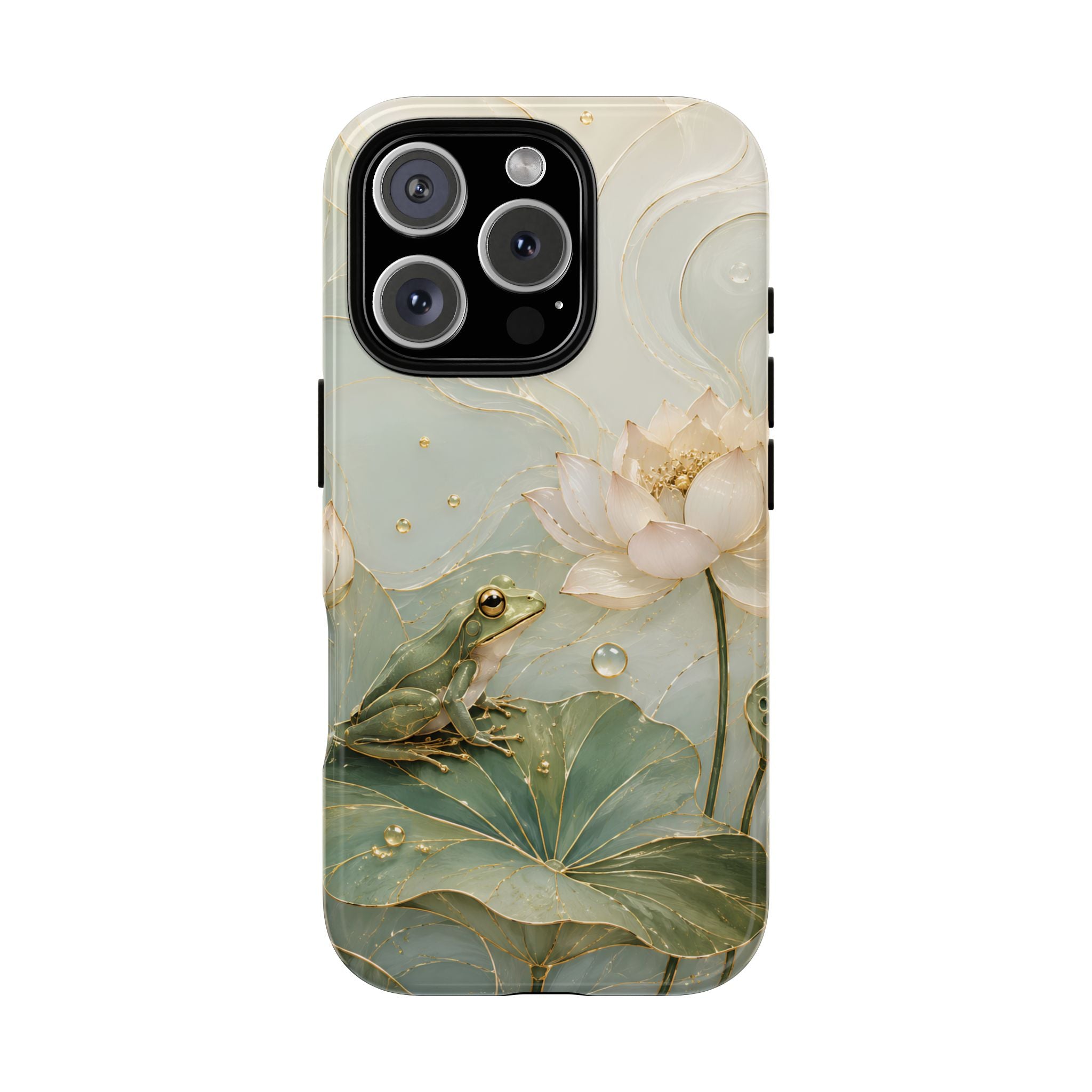 Lotus Frog iPhone Case | Water Lily iPhone Case