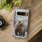 Grizzly Bear Google Pixel Phone Case | Winter Wildlife Phone Case