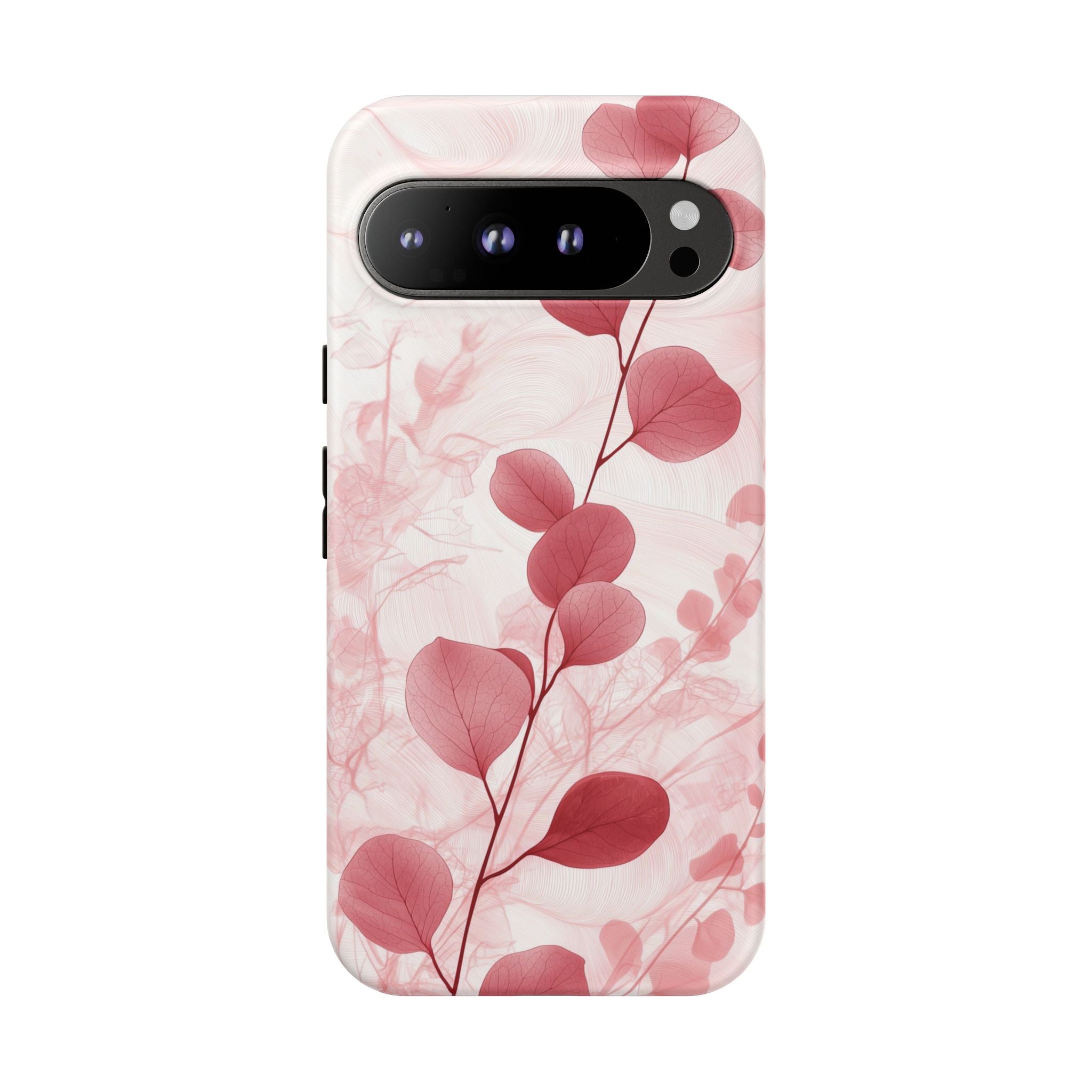 Pink Botanical Floral Eucalyptus Google Pixel Phone Case