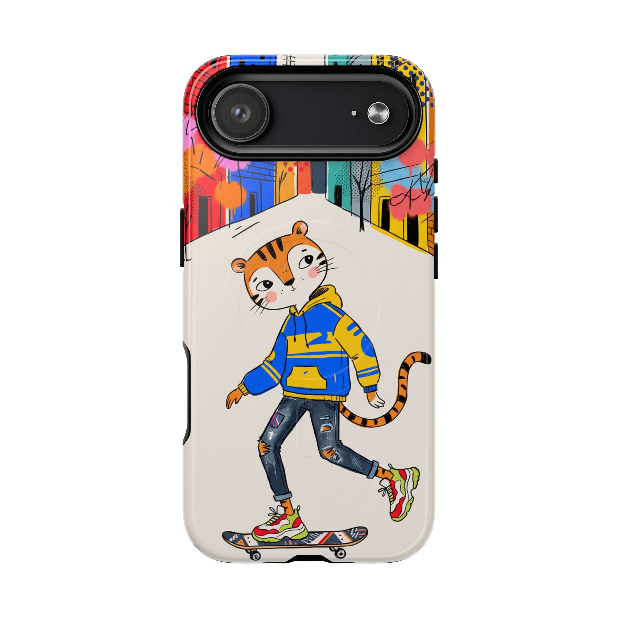 Skater Tiger MagSafe iPhone Case