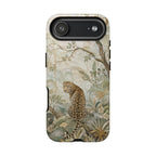 Leopard Floral iPhone Case | Vintage Botanical Phone Case