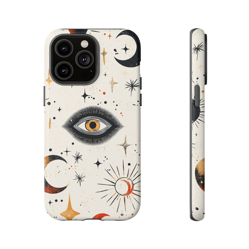 Mystic Eye iPhone Case | Celestial Moon & Star