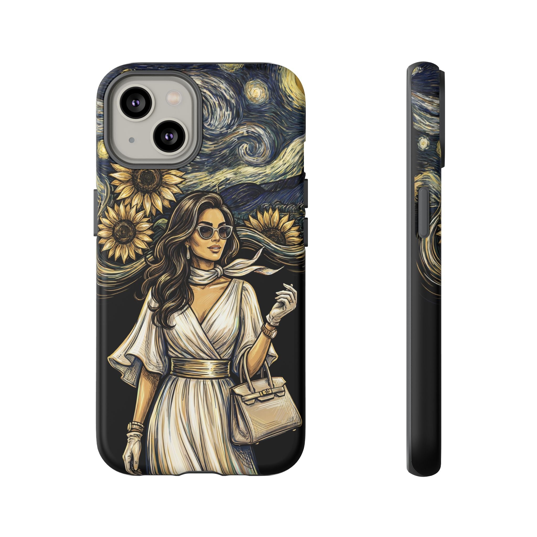 Van Gogh Night Sunflowers iPhone Case | Chic Woman Art