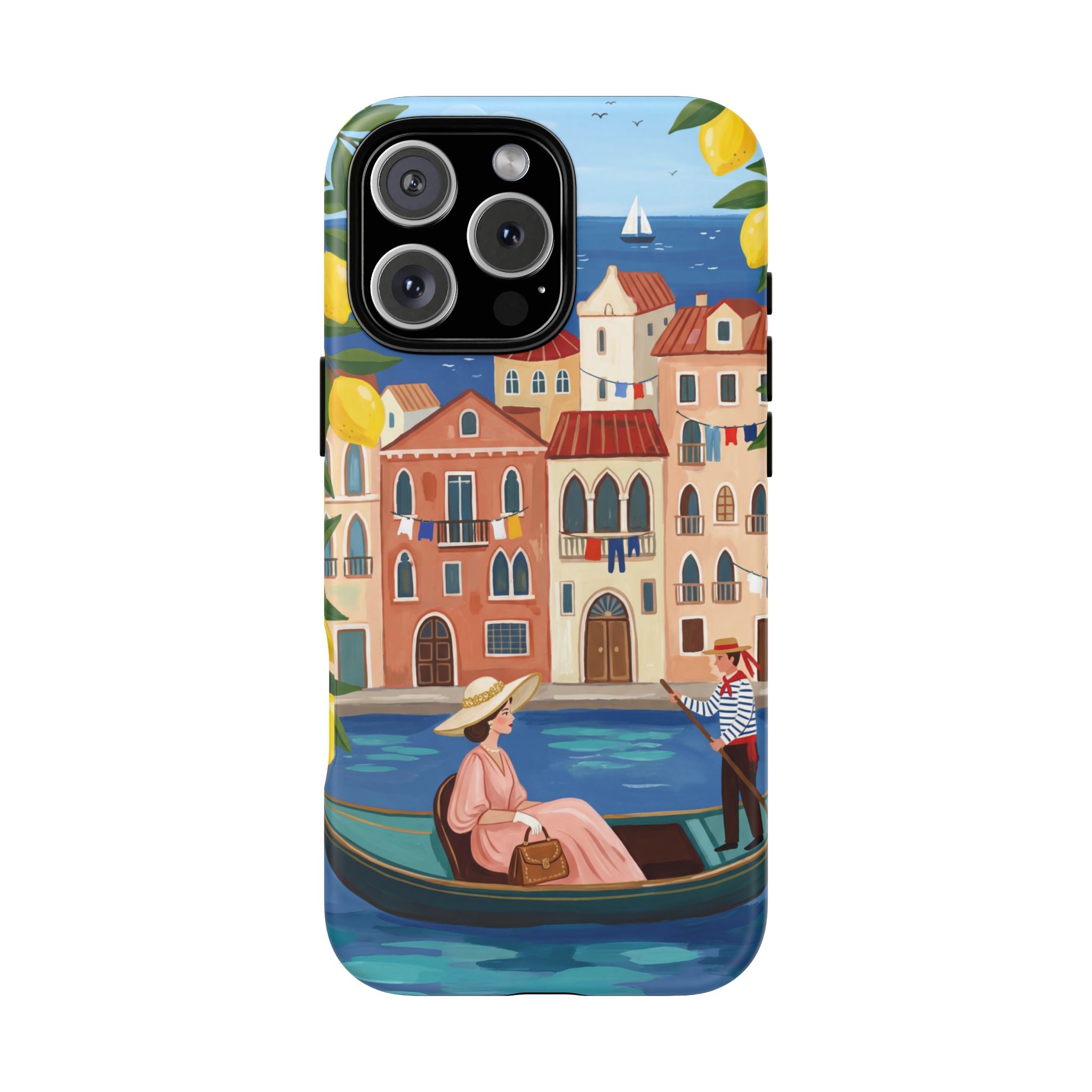 Venetian Gondola iPhone Case | Lemon Coast Waterfront Travel