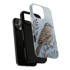 Bird Illustration iPhone Case — Sparrow Art Tough Phone Cover