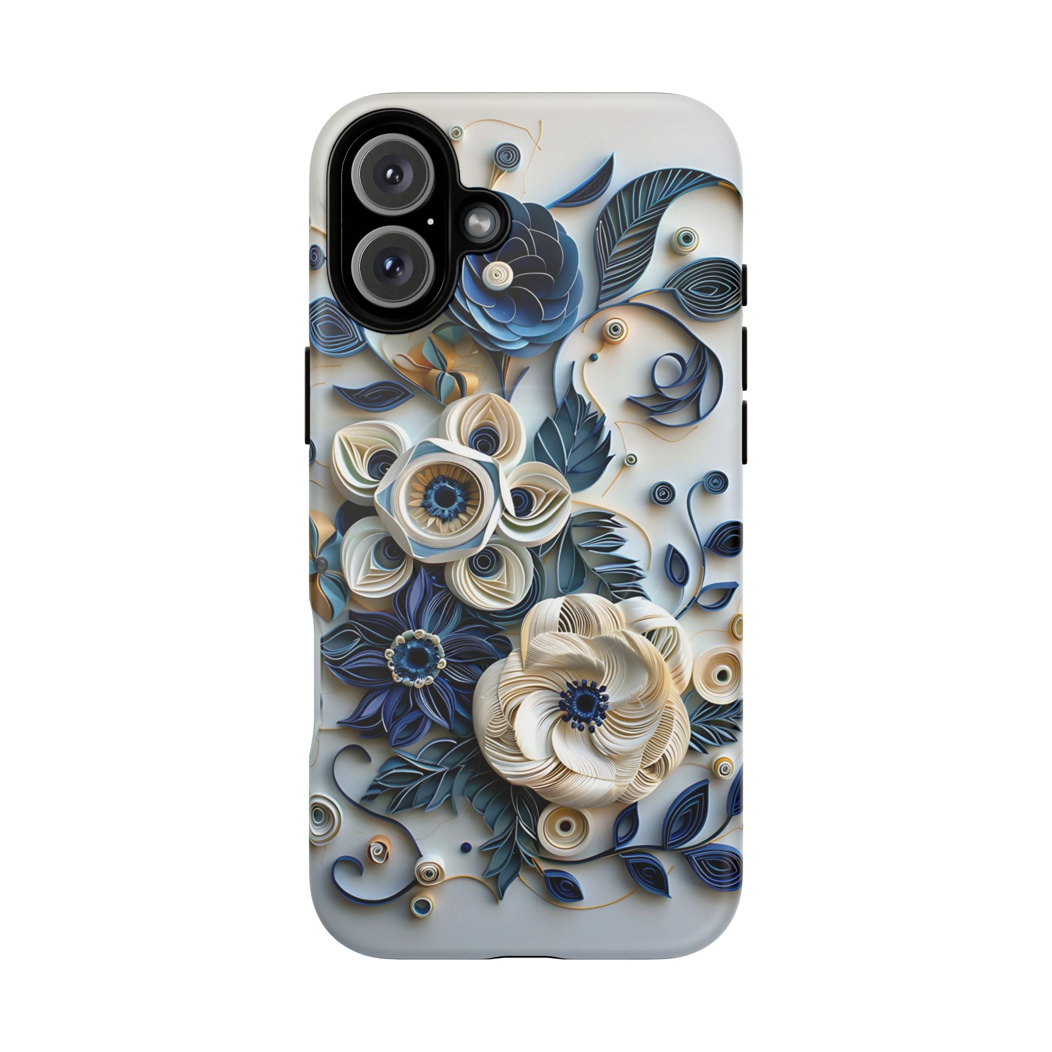 Floral Quilled Art Tough MagSafe Phone Case