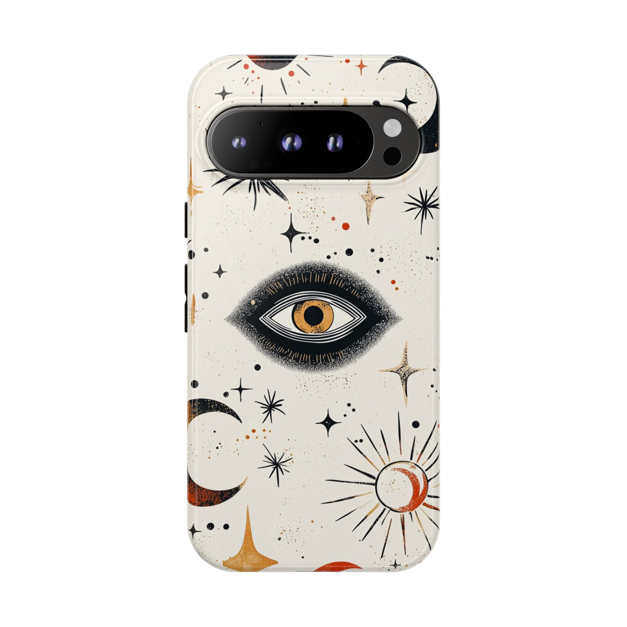 Mystic Eye Google Pixel Case | Celestial Moon & Star