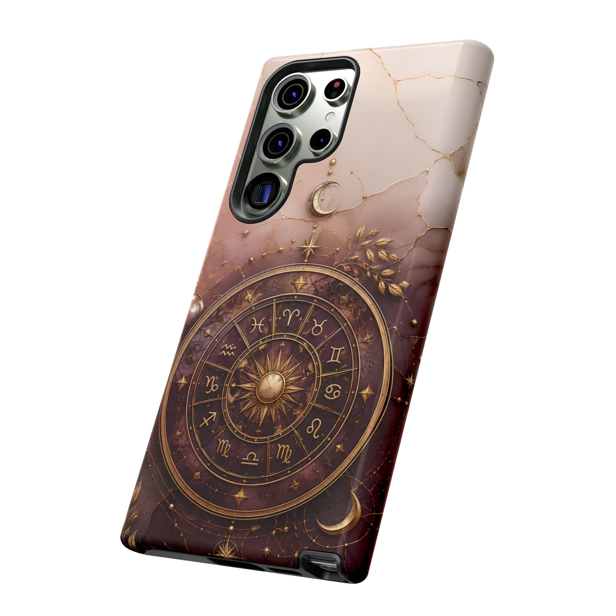 Zodiac Wheel Samsung Galaxy Phone Case | Celestial Astrology Phone Case