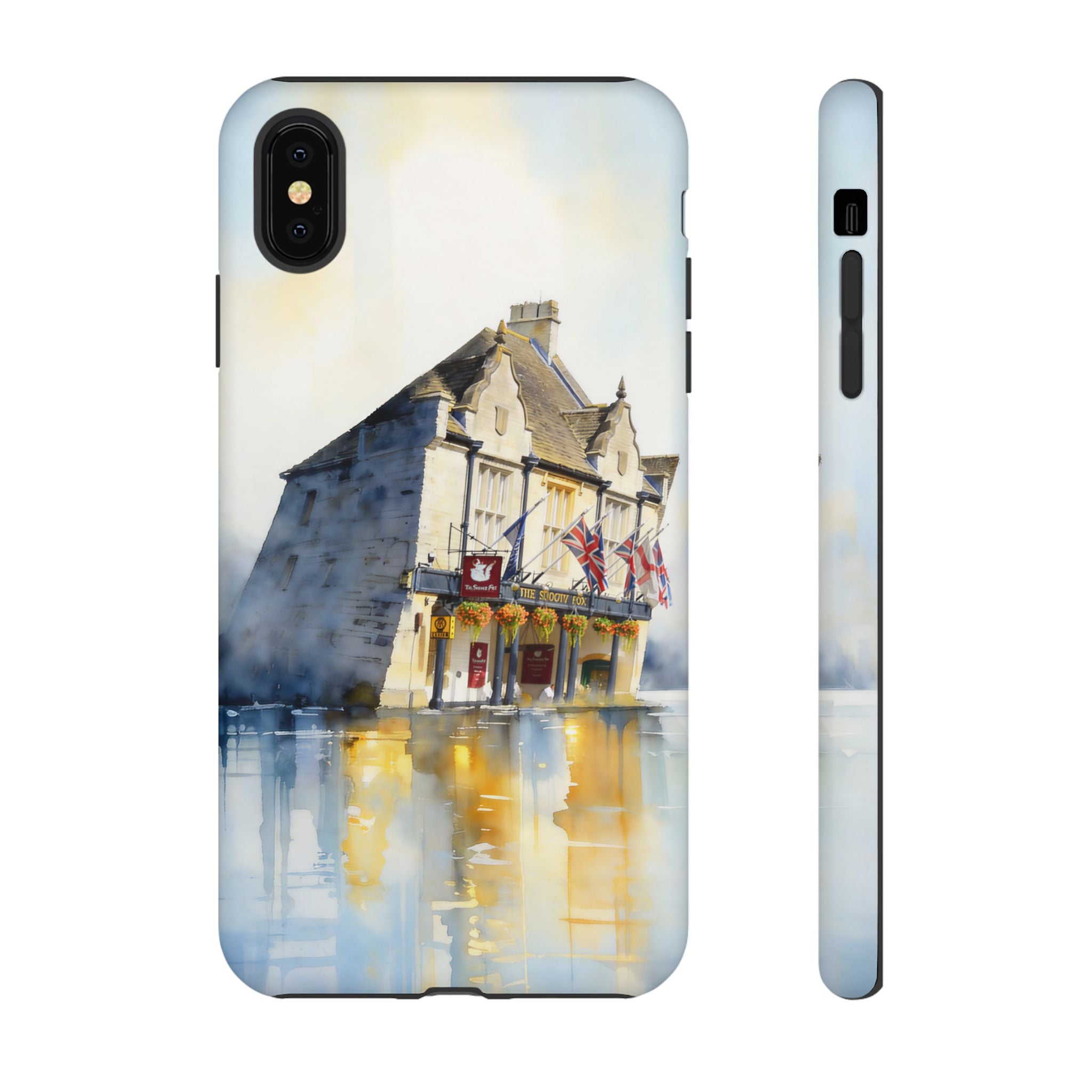 English Village Hotel Aesthetic iPhone Case