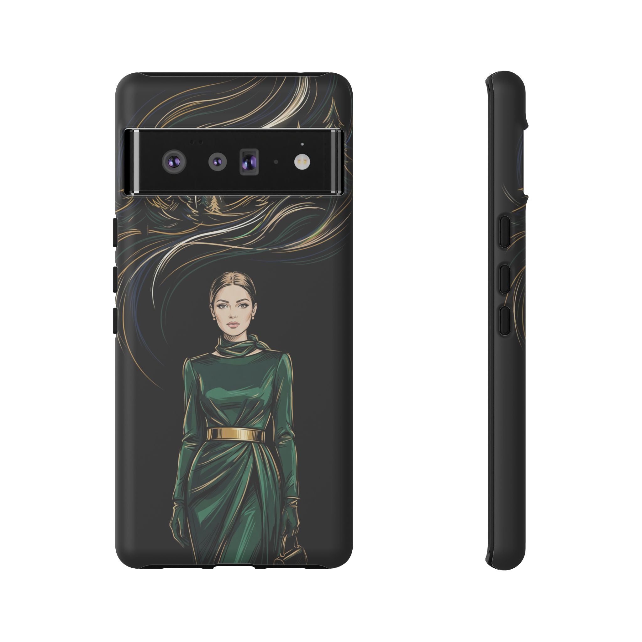 Elegant Forest Woman Google Pixel Phone Case
