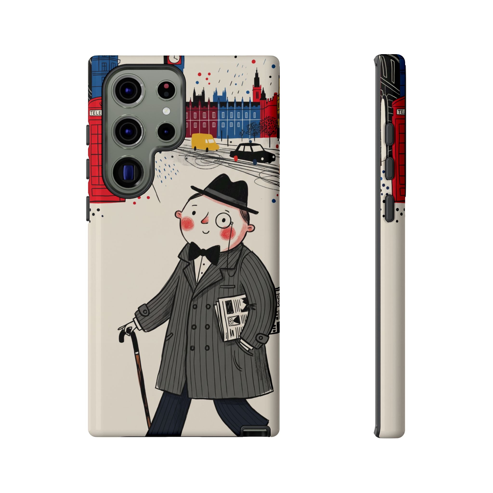 Detective in London Samsung Galaxy Phone Case