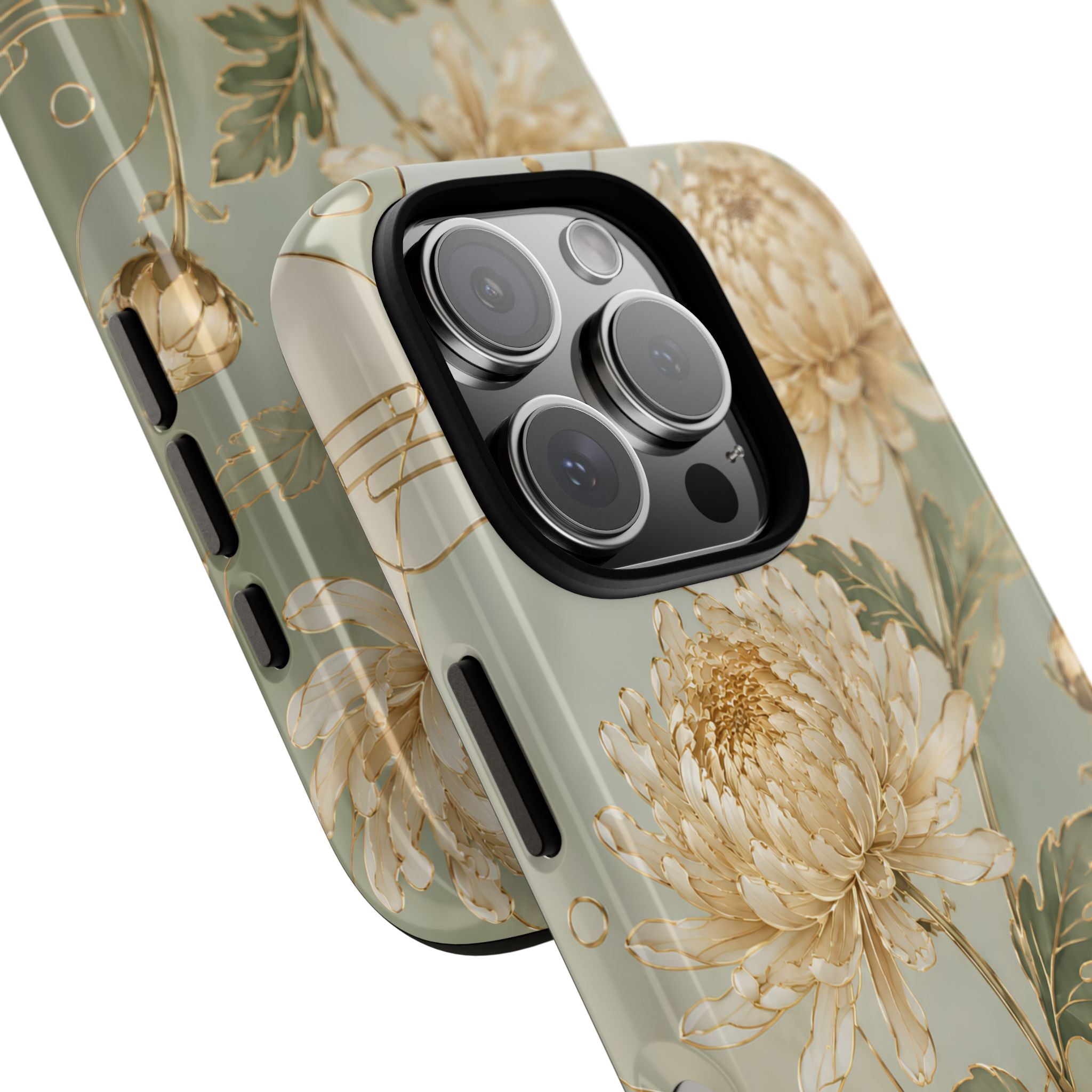 Chrysanthemum iPhone Case | Vintage Floral iPhone Case
