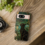 Black CatGoogle Pixel Phone Case | Enchanted Cat Art Cover