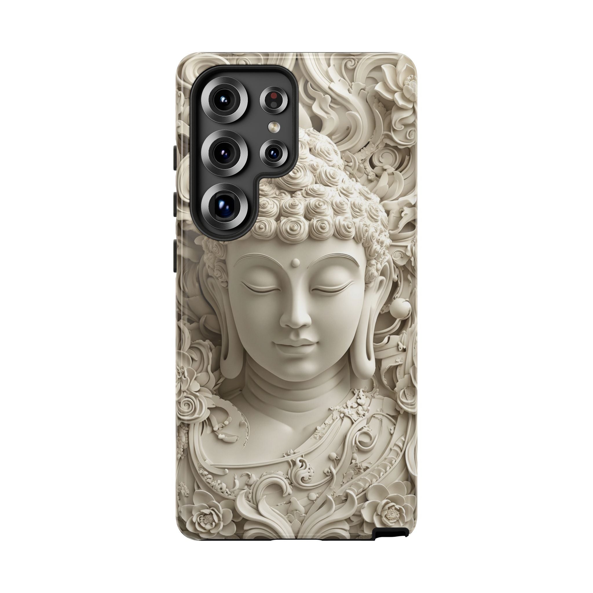 Buddha Relief Samsung Galaxy Case — Serene Zen Protective Phone Cover