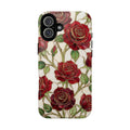 Rose Vines Tough MagSafe Phone Case — Floral Protective iPhone Cover