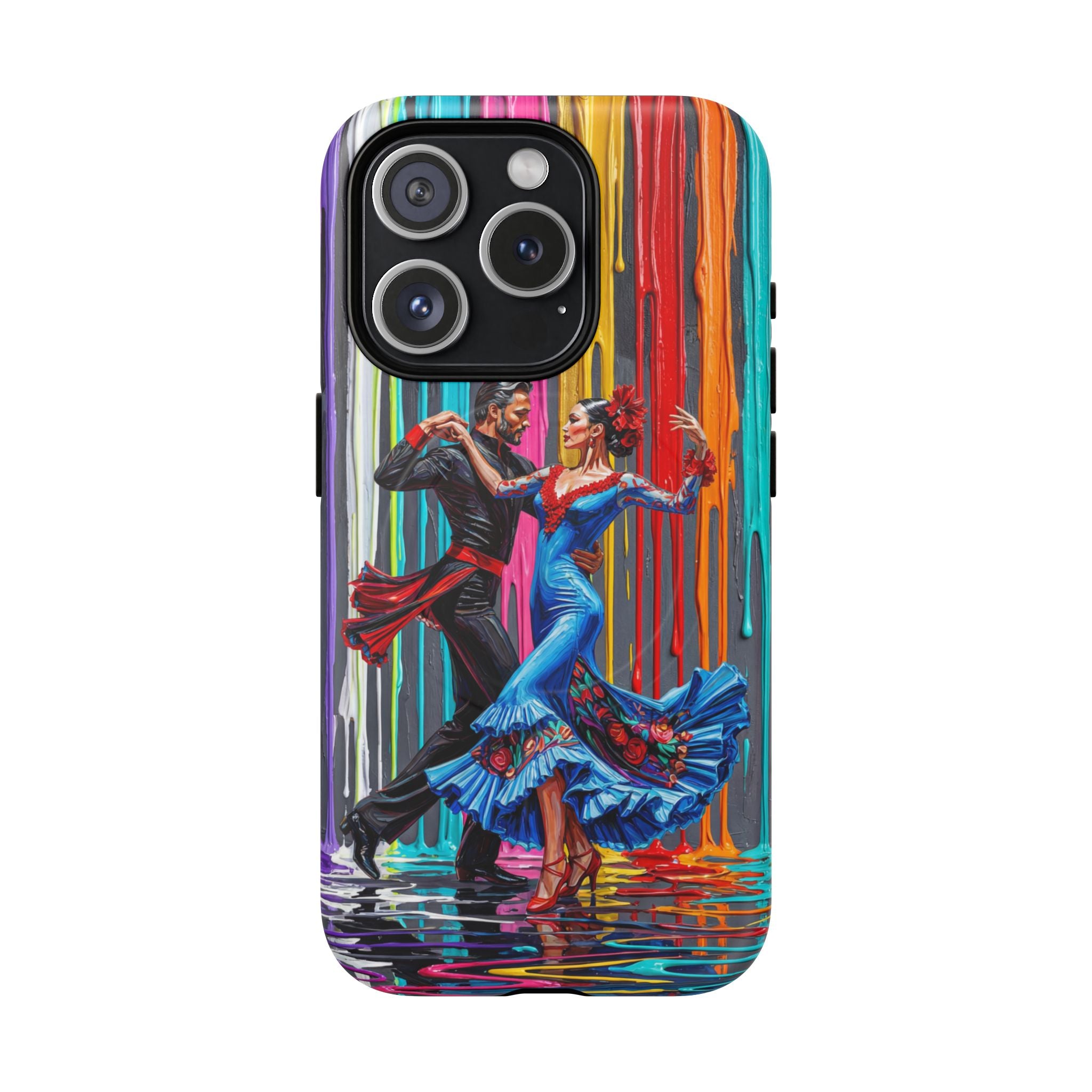 Colorful Tango MagSafe iPhone Case | Vibrant Dancing Couple Art Protection