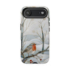 Robin iPhone Case | Winter Bird iPhone Case