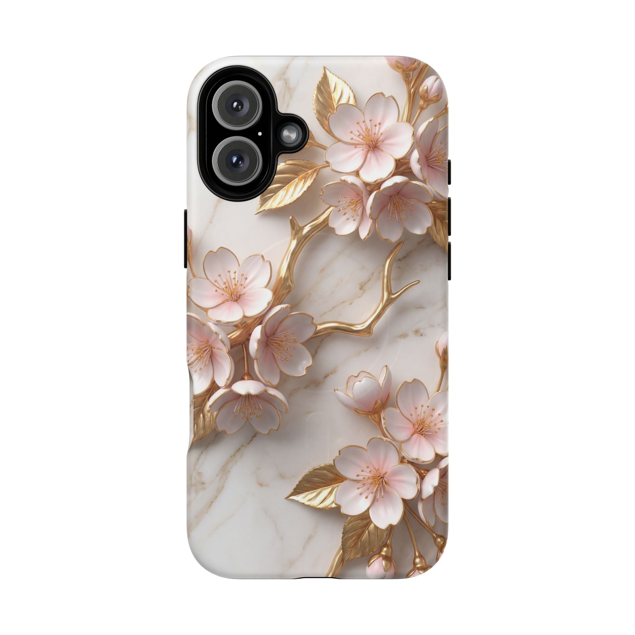 Floral Cherry Blossom MagSafe Phone Case — Tough Protective iPhone Cover