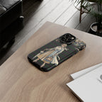 Vintage Chic iPhone Case | Stylish Woman Illustration