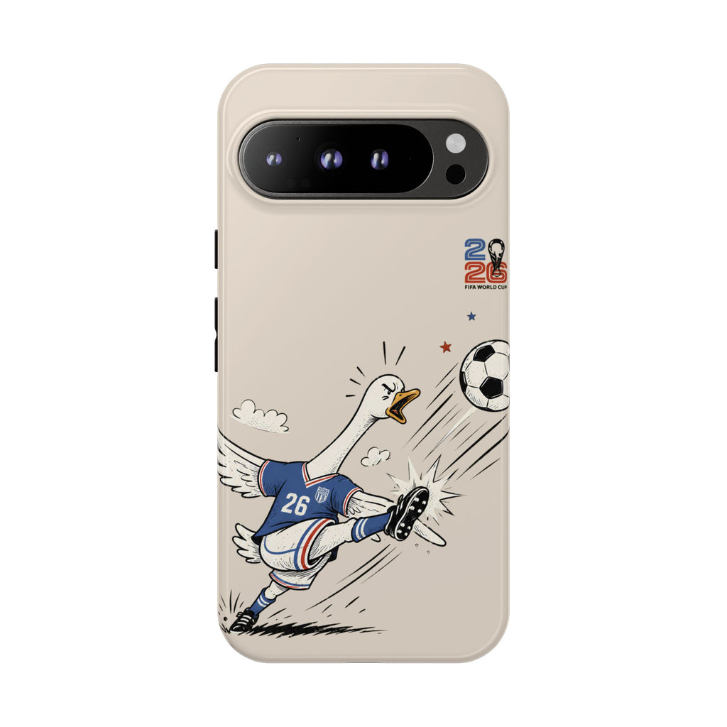 Soccer Goose Google Pixel Phone Case | Funny Sports Bird Cover