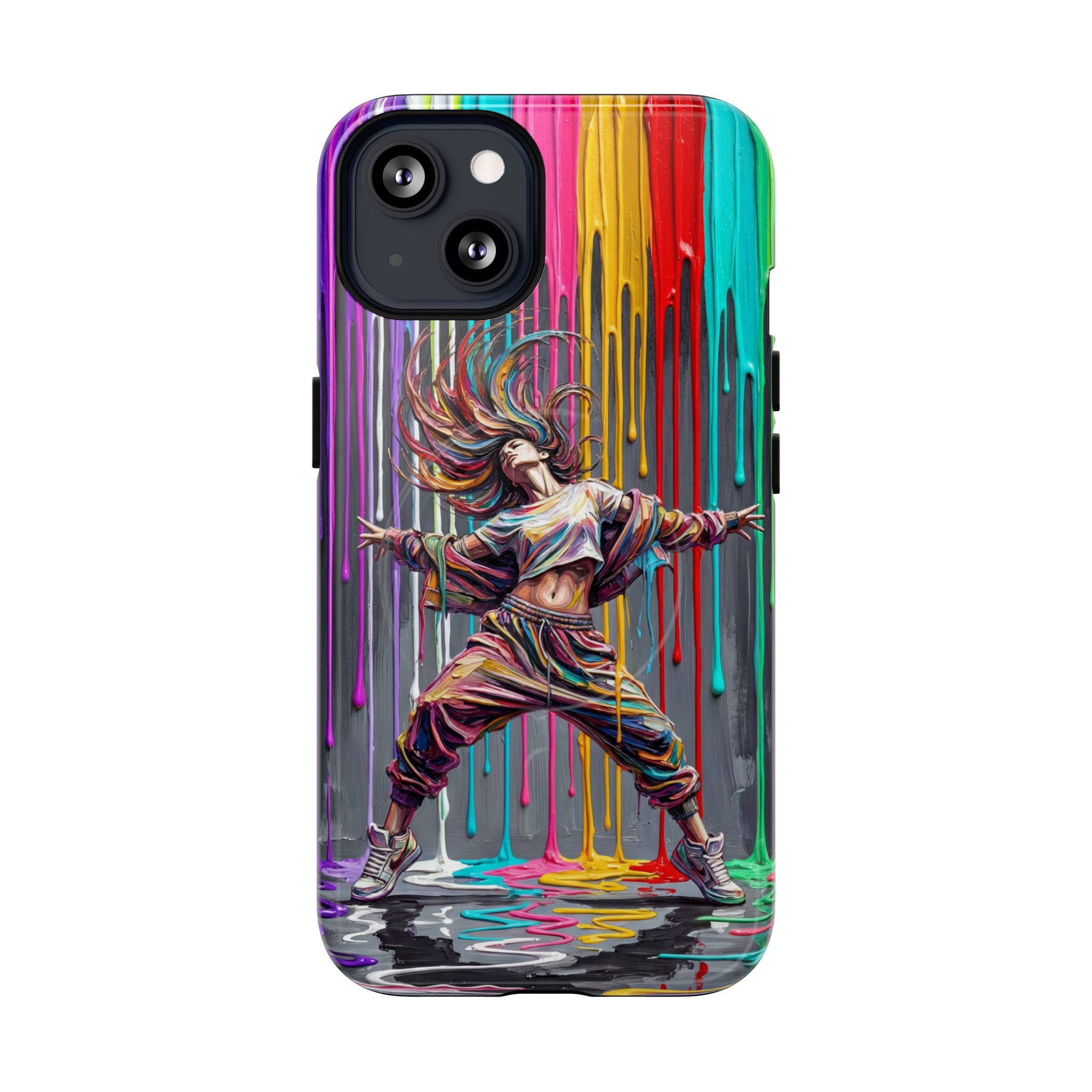 MagSafe iPhone Case | Colorful Street Dance Drip Design
