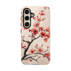 Cherry Blossom Samsung Galaxy Phone Case | Pink Blossom Branch Design