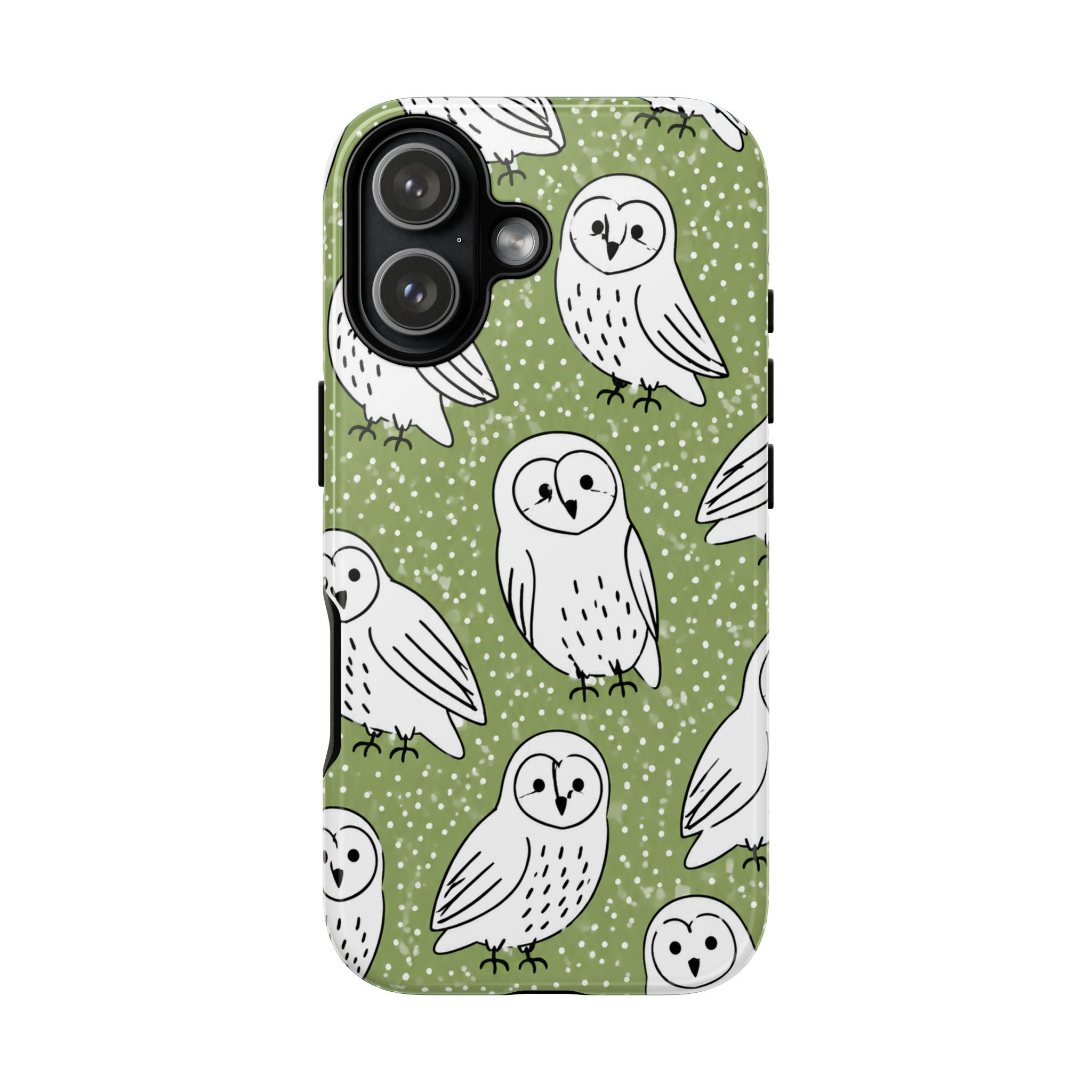 Barn Owl iPhone Case | Woodland Owl Pattern Cover
