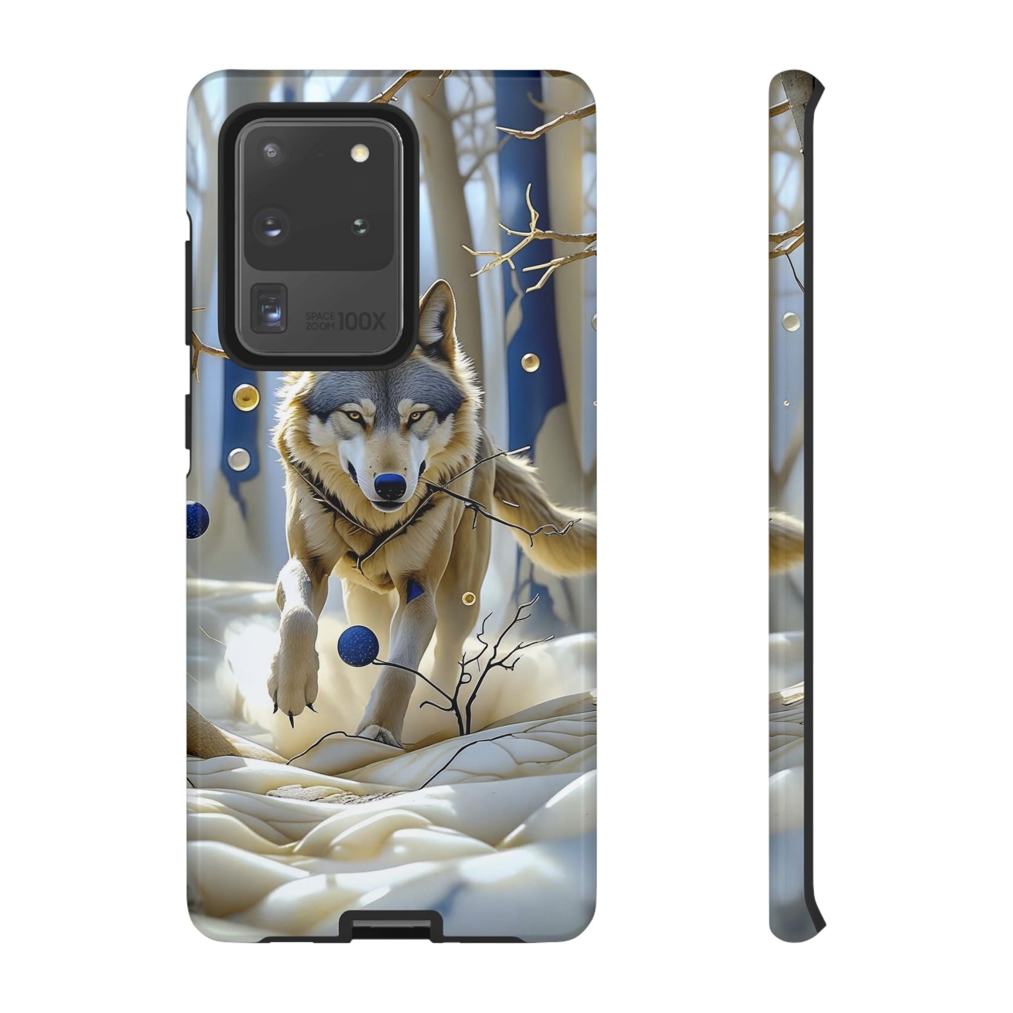 Wolf in Snow Samsung Galaxy Case — Rugged Wildlife