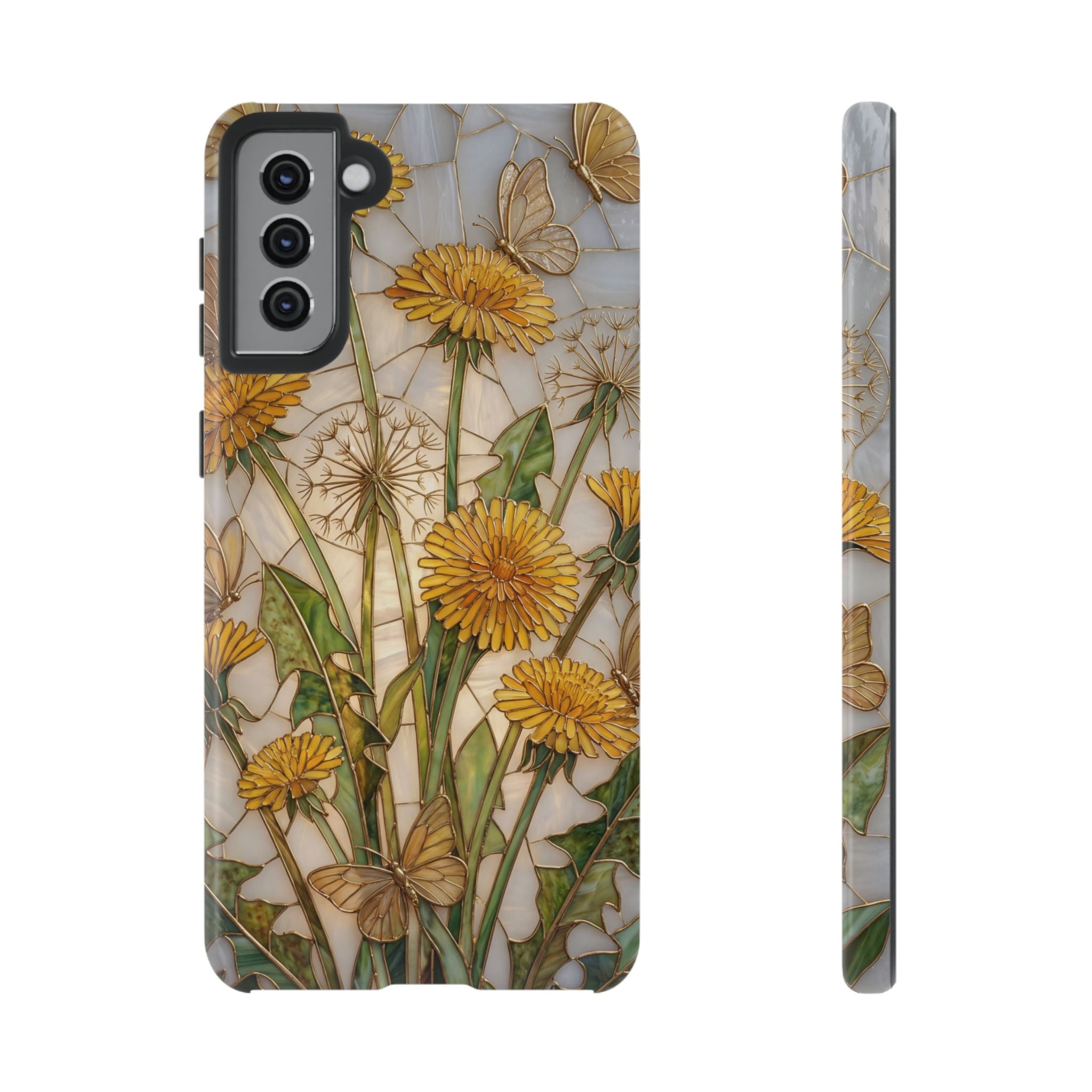 Dandelion Bouquet Tough Samsung Galaxy Case — Floral Botanical Protective Cover
